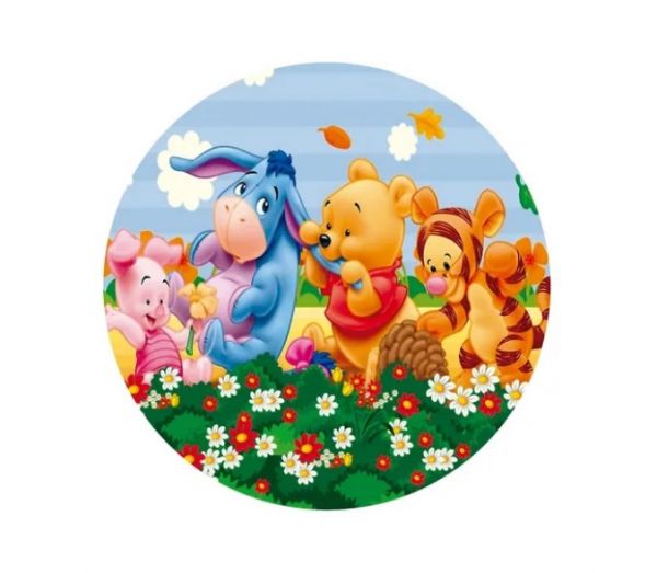 Papel Arroz Pooh Redondo 006 1un