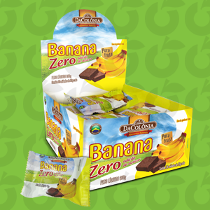 Banana Zero Açúcar CX com 24 de 25 Gramas Dacolônia