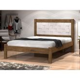 Cama Casal Laila Jequitiba.Off White Flex J A Moveis