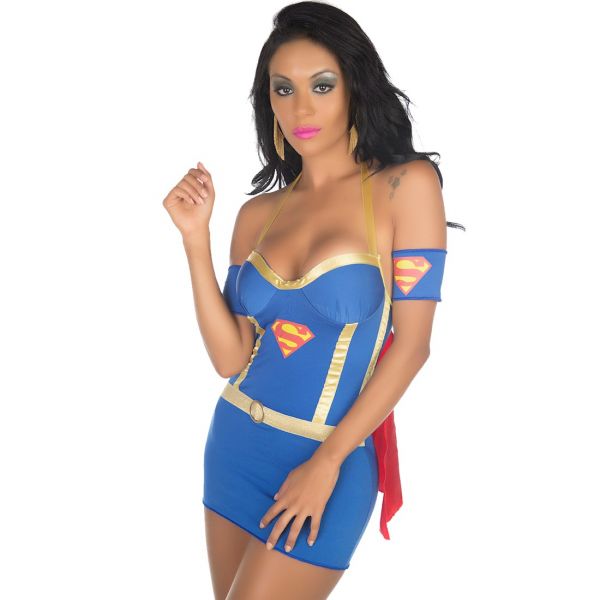 KIT FANTASIA CLÁSSICA SUPERGIRL PIMENTA SEXY