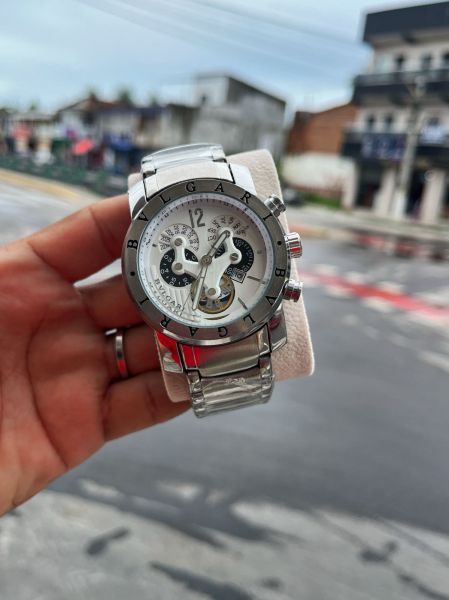 RELÓGIO MASCULINO BVLGARI HIBRIDO