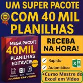 Mais De 40 Mil Planilhas + Curso Mestre Do Excel + Brindes - VERSÃO: ARC137