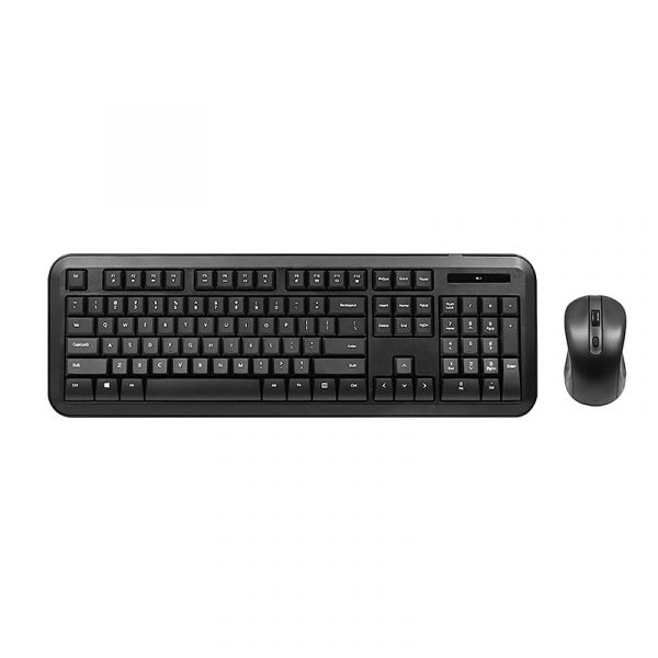 Oem teclado sem fio usb, tamanho completo, ergonômico, portátil, desktop, pc 2.4g, usb, com mouse
