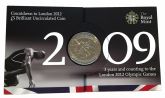 Moedas Da Contagem Regressiva Para As Olimpíadas De Londres