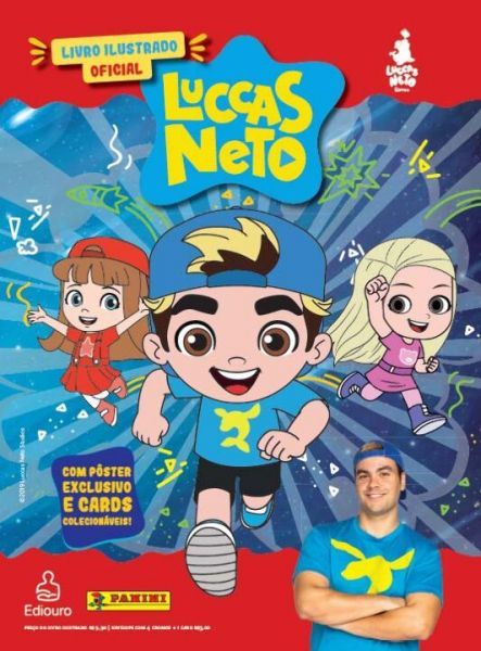Luccas Neto Album Capa Dura Com 5 Envelopes