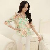 Moda Luxo: Blusa Chifon, de Ótima Qualidade. Frete Grátis.