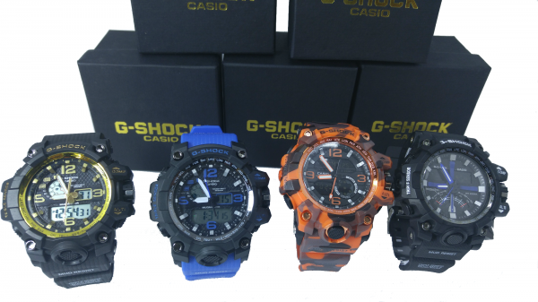 Relogio G Shock Mudmaster Azul Caixa Preta