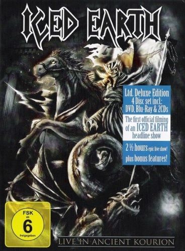 Iced Earth - Live in Ancient Kourion (Box: 01 Dvd, 01 Blu-ray, 02 Cd's - Importado)