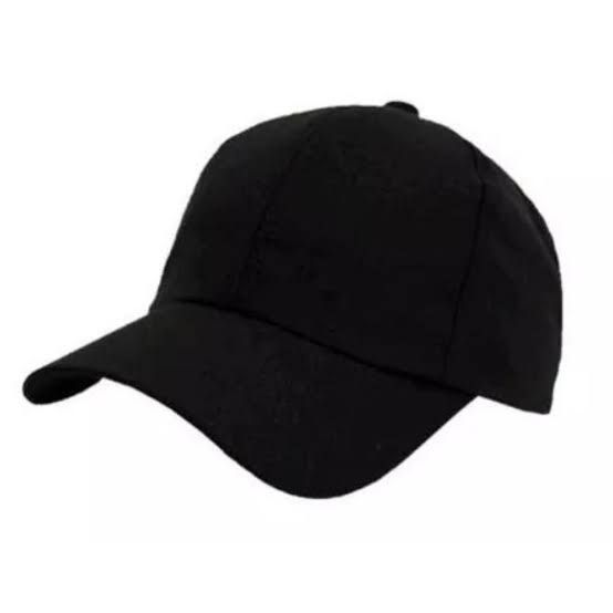 Boné Liso preto Com Regulagem Aba Curvada -PROMOÇÃO!