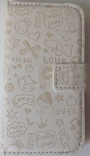 CARTEIRA FLIP COVER CLARINHA CARTOON PARA IPHONE 5 E 5S