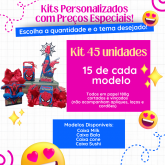 Kit  45 unidades ESCOLHA SEU TEMA