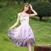 Médio - Vestido - Poliéster/Chifon/Organza - Cinto Não Incluso #01731771