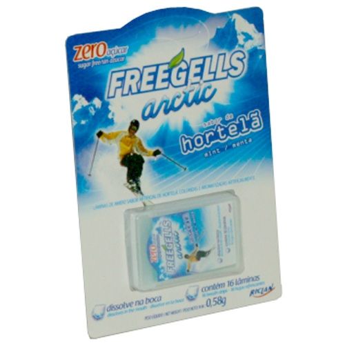 Lâmina Bucal Freegells Arctic hortelã