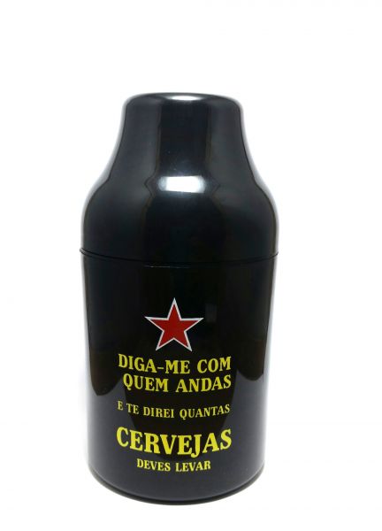 Porta Litrinho e Lata (Preto Diga-Me)