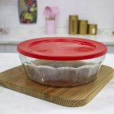 Tigela de Vidro com Tampa Laguna - 4000ml