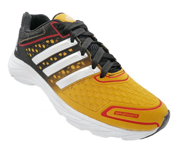 Tênis Adidas Spring FF Preto e Amarelo