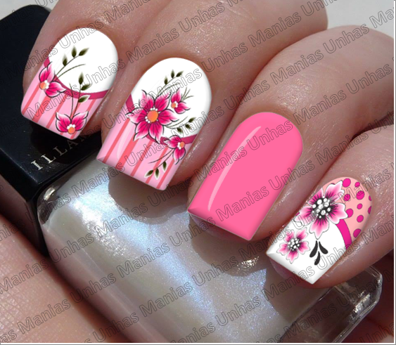 Pelicula conjuntinho flores rosa