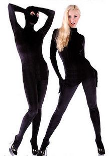 Zentai Sexy Preta MF194