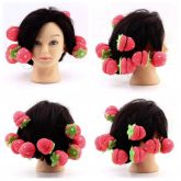 12  Rolos Curlers Morango Balls Hair Care