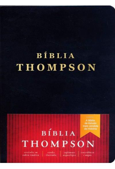 BÍBLIA THOMPSON - CAPA PU - PRETA