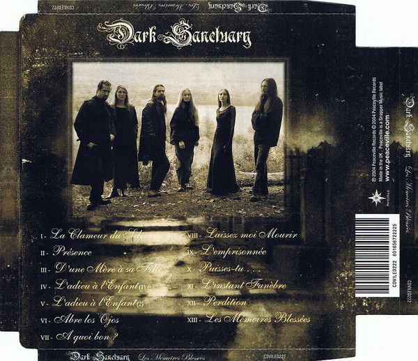 Dark Sanctuary – Les Mémoires Blessées - CD