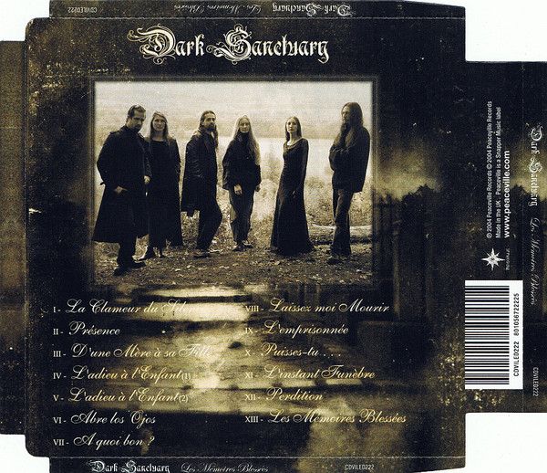 Dark Sanctuary ‎– Les Mémoires Blessées - CD