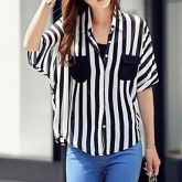 Moda Luxo: Blusa Chifon, de Ótima Qualidade. Frete Grátis.