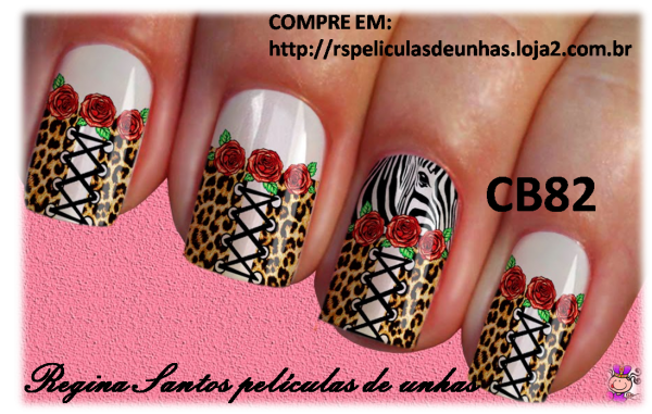 Películas impressas para unhas CB82