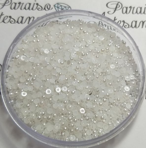 Meia Pérola 2mm Branca