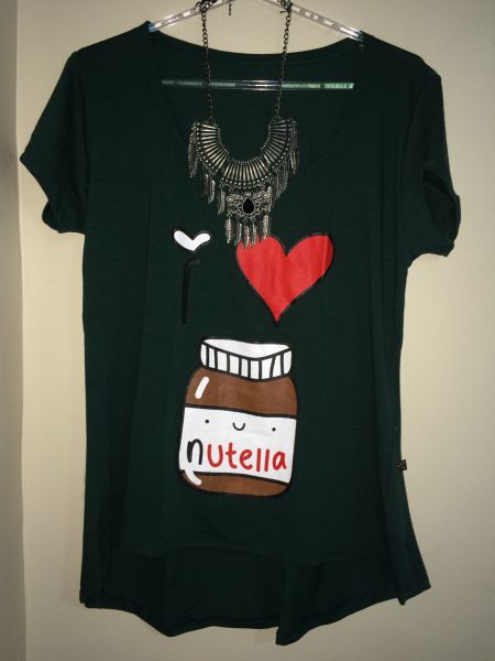 Estampa Nutella - Cor : Verde Escuro