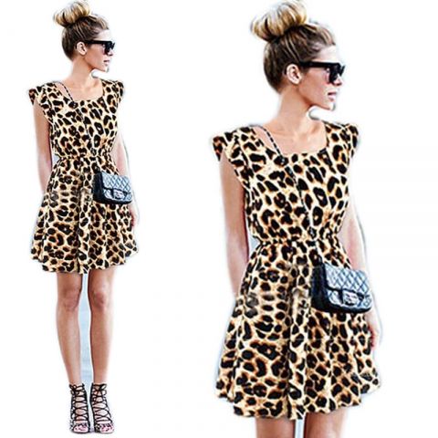 VESTIDO LEOPARDO