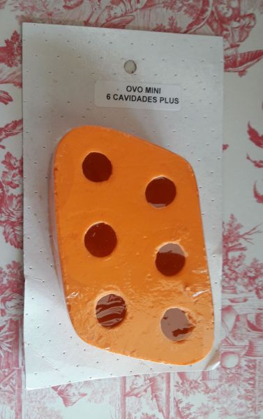 Forma de Silicone Ovo Mini 6 Cav Plus