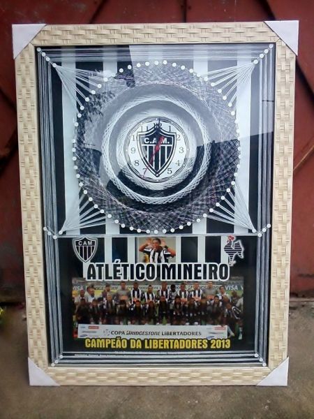 Quadro Relogio do Atletico mineiro