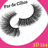 Par de Cílios Postiços 3D 124
