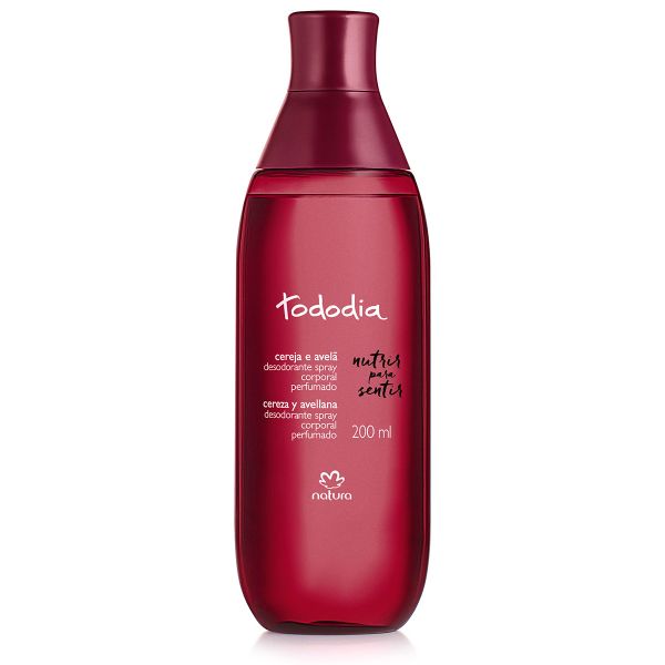 Desodorante Colônia Spray Corporal Perfumado Tododia Cereja e Avelã - 200ml