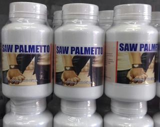 saw palmetto 500mg atacado 12 frascos c/60 capsulas