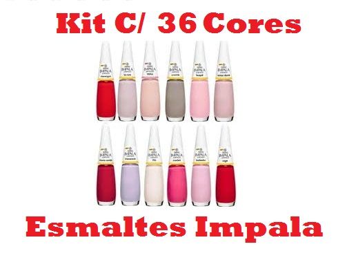 Kit C/36 Esmaltes Impala
