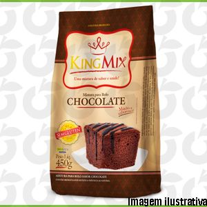 Mistura para Bolo Chocolate Zero 450 Gramas KingMix