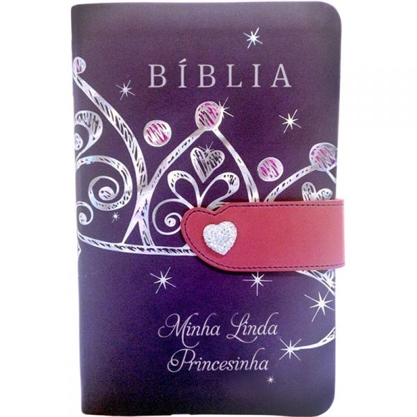 Bíblia Minha Linda Princesinha Capa Flexível com Fecho LV15