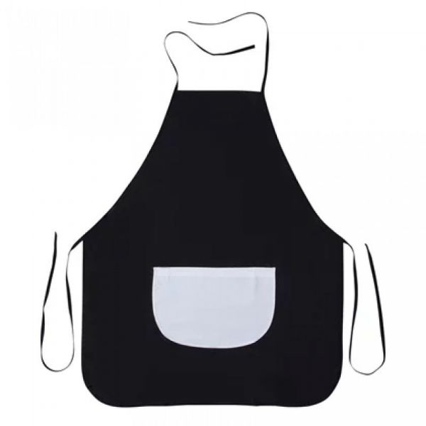 AVENTAL PRETO COM BOLSO PARA SUBLIMAÇÃO(ESGOTADO)