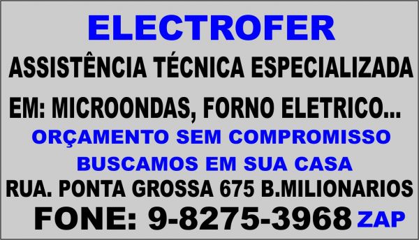 ASSISTÊNCIA EM MICROONDAS
