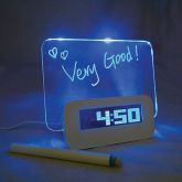 Despertador LED com tela para mensagem*