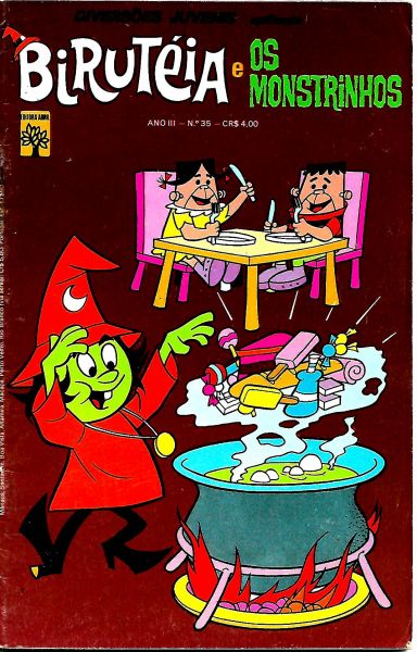 DIVERSÕES JUVENIS #35-BIRUTEIA E OS MONSTRINHOS-EDITORA ABRIL-1976