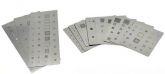 Stencil Kit Bga Reballing Samsung 12 Placas