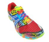 Tênis Asics Gel Noosa Tri 8 Laranja, Azul e Vermelho