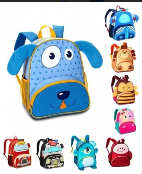 Mochila infantil bichinhos