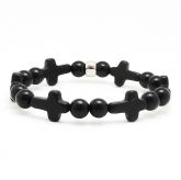 Pulseira Cross Black Premium- Cod.023-PUM
