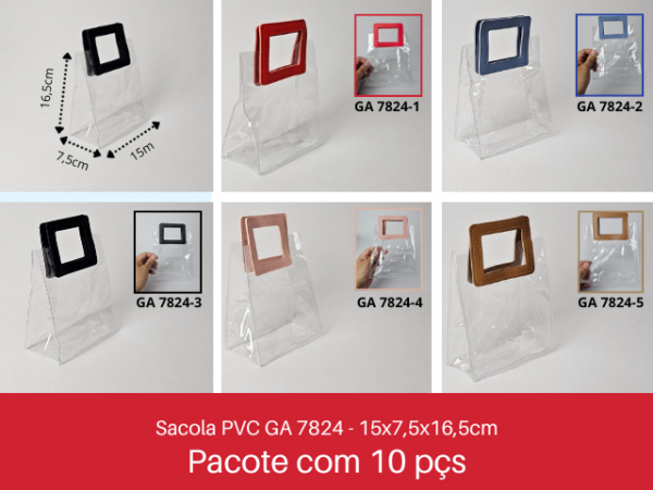 Sacola PVC GA 7824 PT