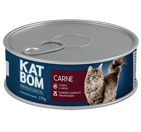 KATBOM GATO CARNE LATA 170G
