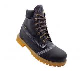 Bota Coturno Caterpillar Couro Sintético Preta